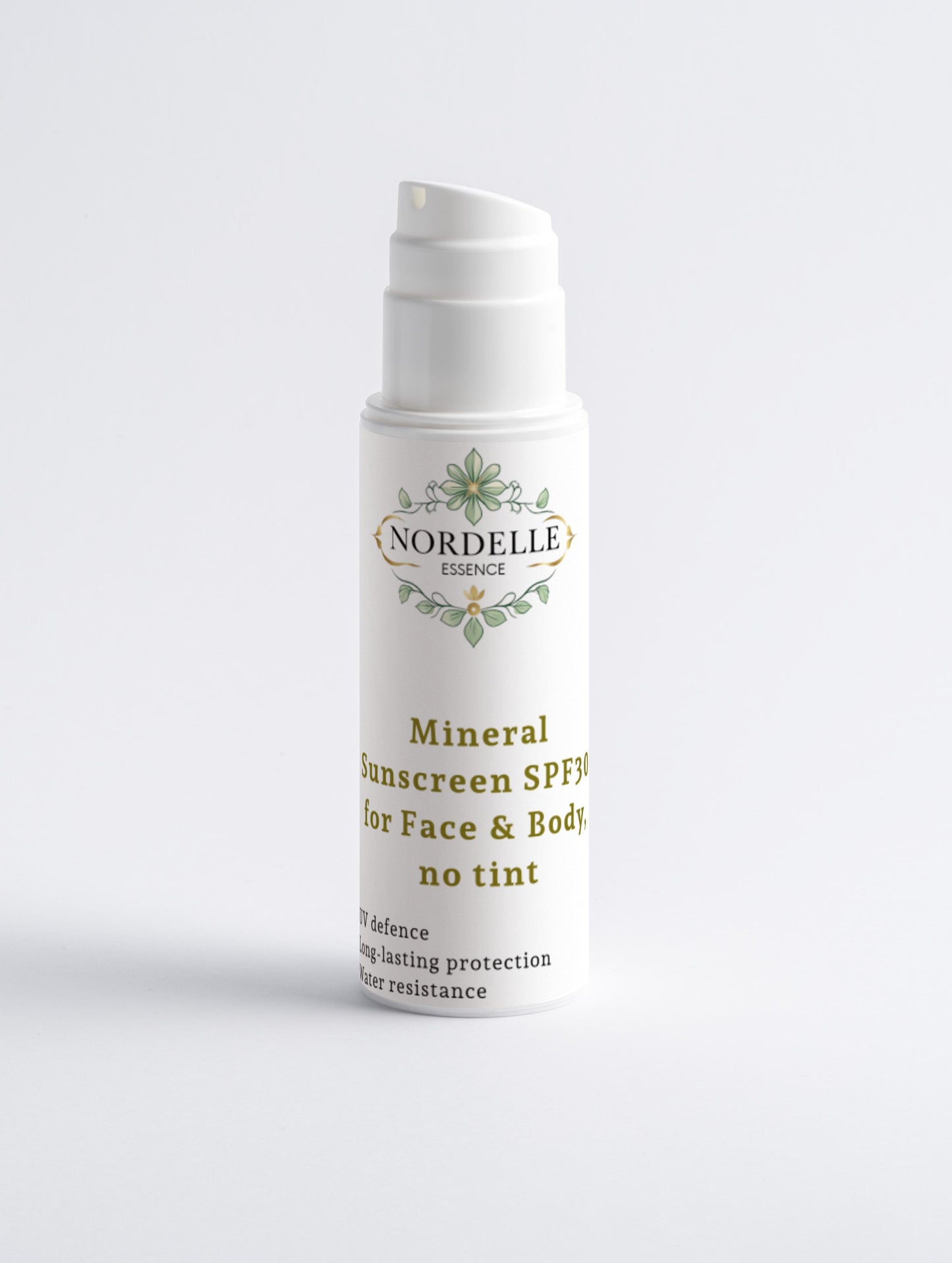 Mineral Sunscreen SPF30 for Face & Body, no tint